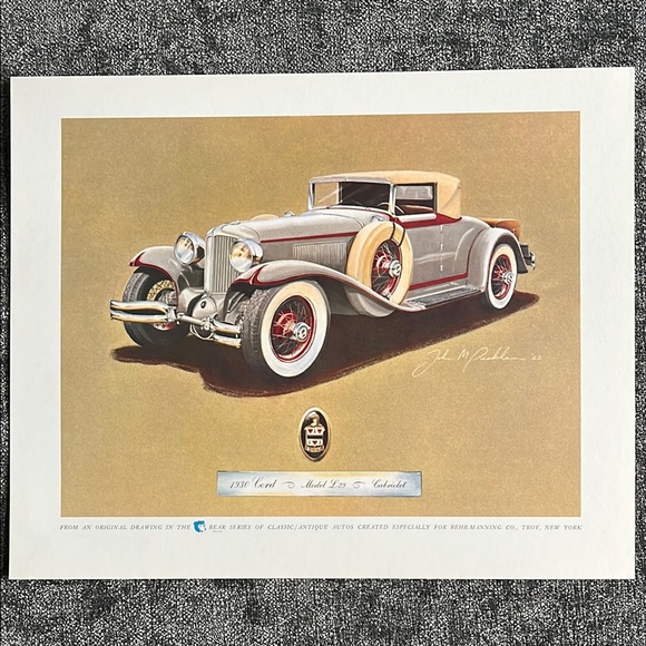 1930 Cord Model L-29 Cabriolet - Picture 1 of 4